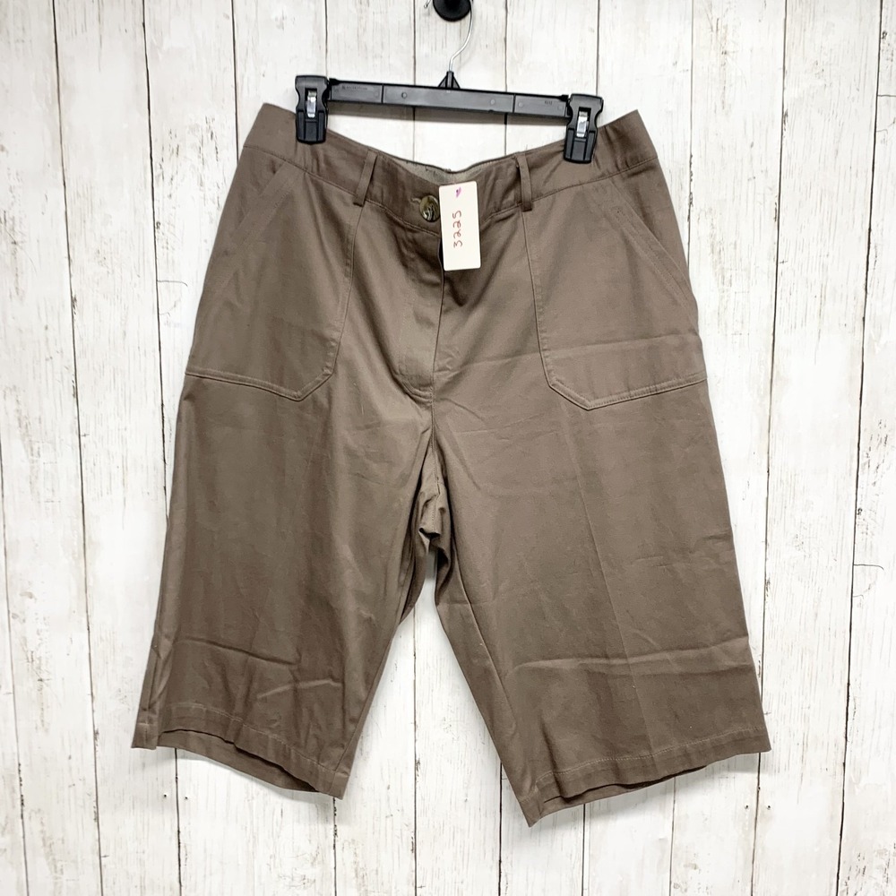 Women's Brown Casual Utility Shorts